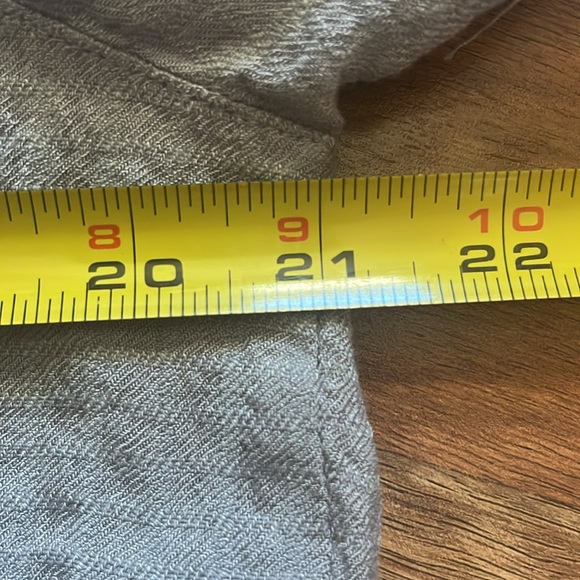 New grace & love button down light gray blouse - Picture 15 of 16